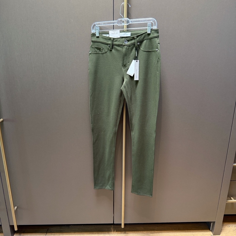 Calvin Klein Jeans Dark Olive Leggings